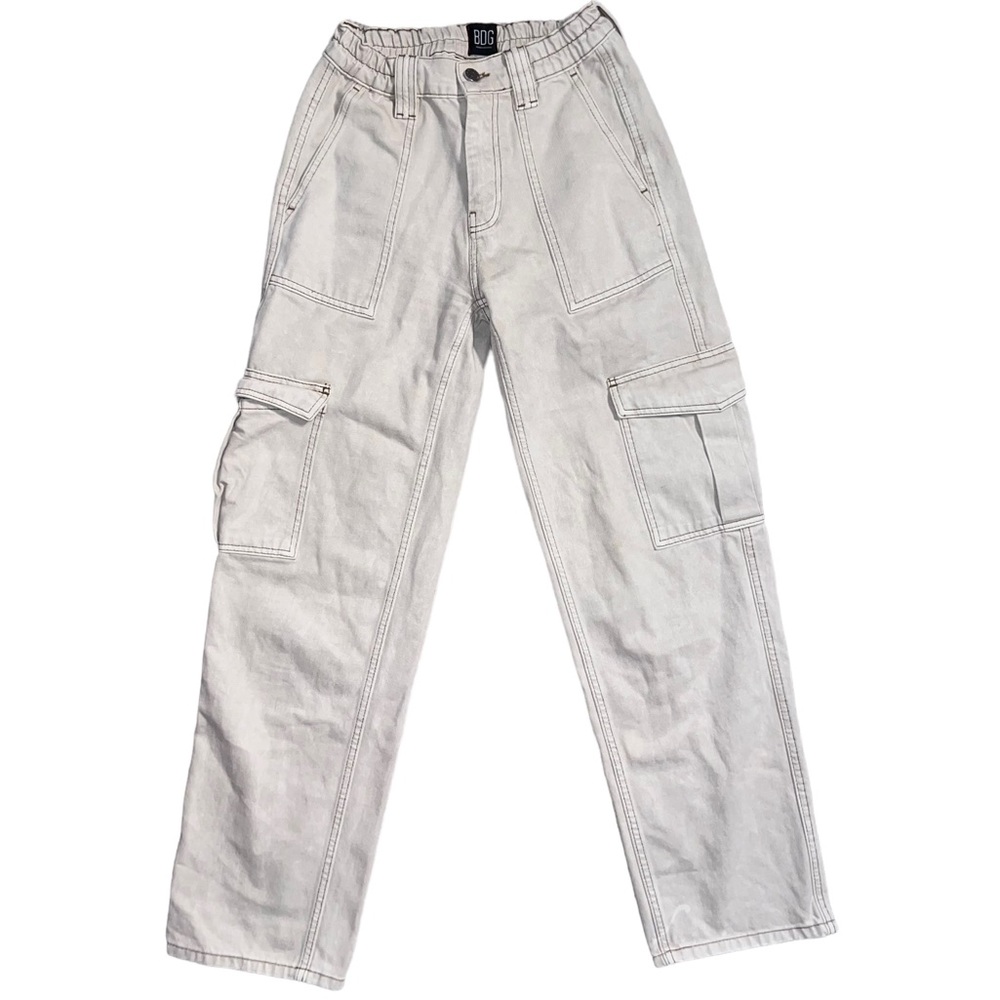 BDG Urban Outfitters Beige Skate Cargo Denim Jeans Size 2/25